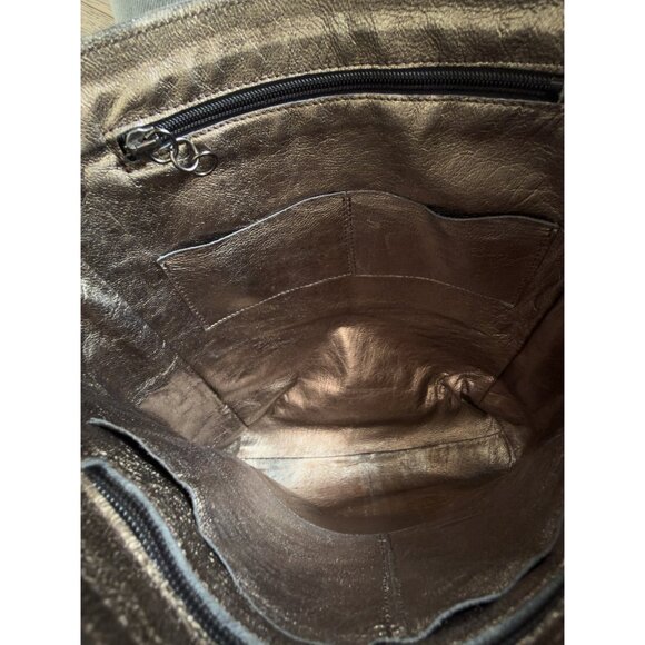 Mark Nason "Rock Never Dies" Rock Lives Dragon Leather Messenger Bag - Picture 16 of 16